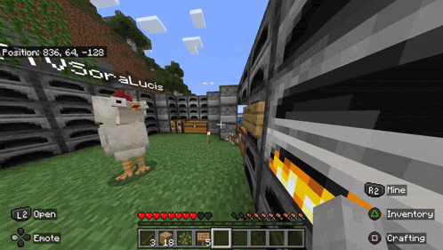 a screenshot of a video game with the name soralucis on the top left