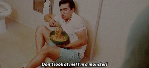 Don'T Look At Me GIF - Dontlookatme Imamonster Monster GIFs