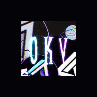 the word oky is surrounded by a swirl