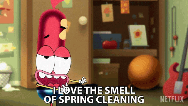Love The Smell Of Spring Cleaning Cleaning GIF
