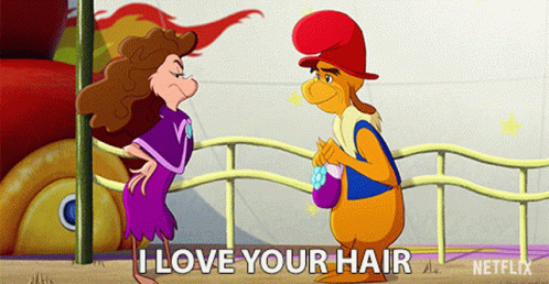 I Love Your Hair Its So Pretty GIF - I Love Your Hair Its So Pretty Compliment GIFs