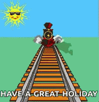 Trainwreck Have A Great Holiday GIF - Trainwreck Train Have A Great Holiday GIFs