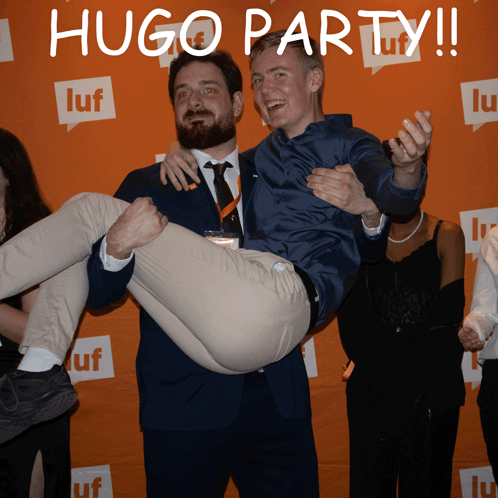 Hugo Party GIF