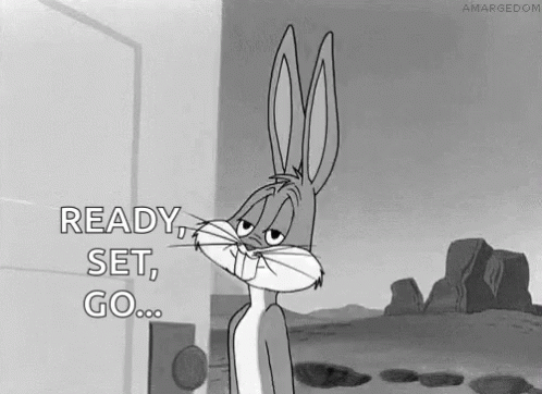 Bugs Bunny Wohoo GIF - Bugs Bunny Wohoo Ready Set Go GIFs