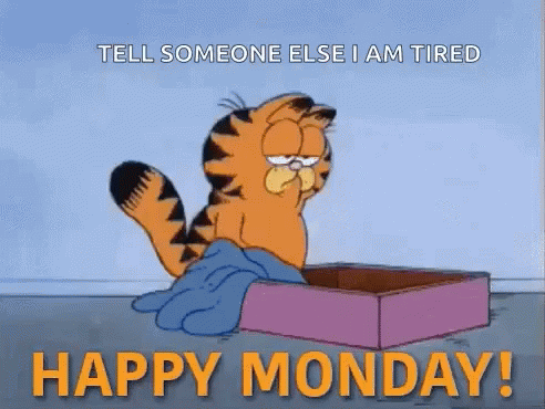 Happy Monday Garfield GIF - Happy Monday Garfield Monday GIFs