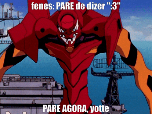 a cartoon of a robot with the words fenes pare de dizer " 3 "
