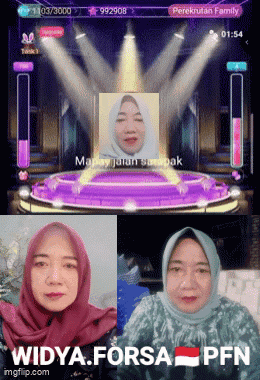 a screenshot of a video game with the words widya forsa pfn at the bottom