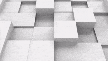 a wall of white squares that looks like a checkerboard