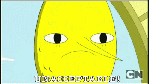 Lemon Grab Unacceptable GIF - Lemon Grab Adventure Time Unacceptable GIFs