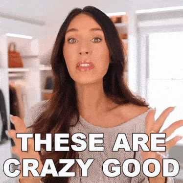 These Are Crazy Good Shea Whitney GIF - These Are Crazy Good Shea Whitney These Are Amazing GIFs