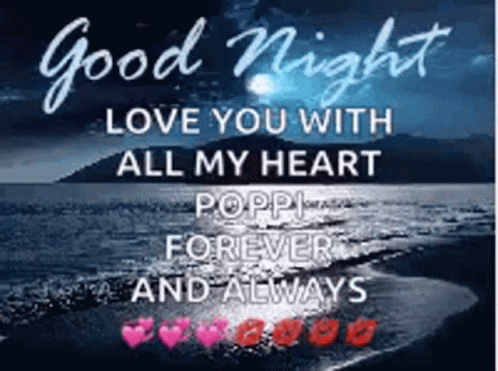 Goonight Love You With All My Heart GIF - Goonight Love You With All My Heart Poppi GIFs