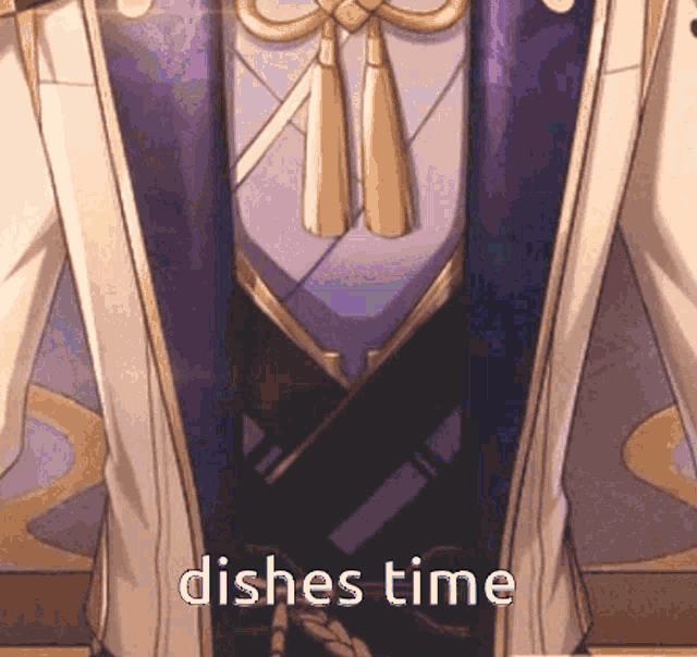 a close up of a person 's chest with the words dishes time written on it