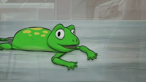 Frog Creepy GIF - Frog Creepy Sliding GIFs