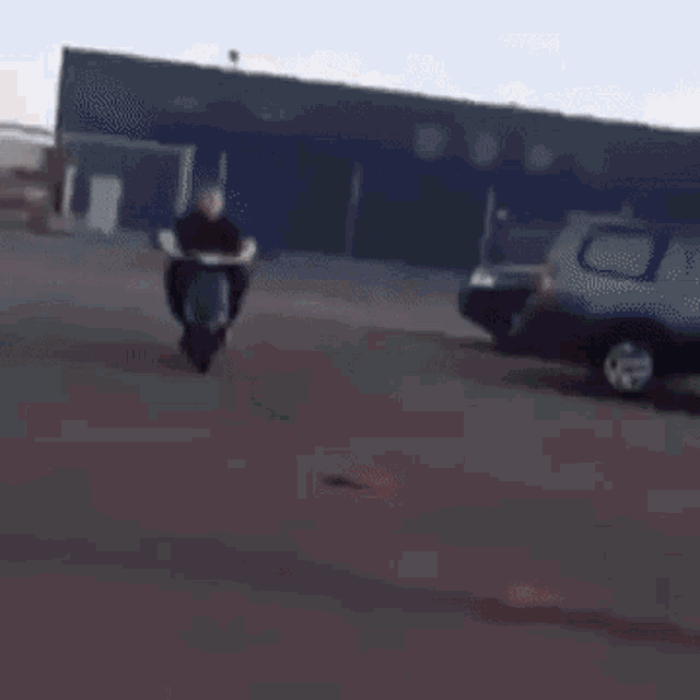 Moped Into Water GIF - Moped Into Water GIFs