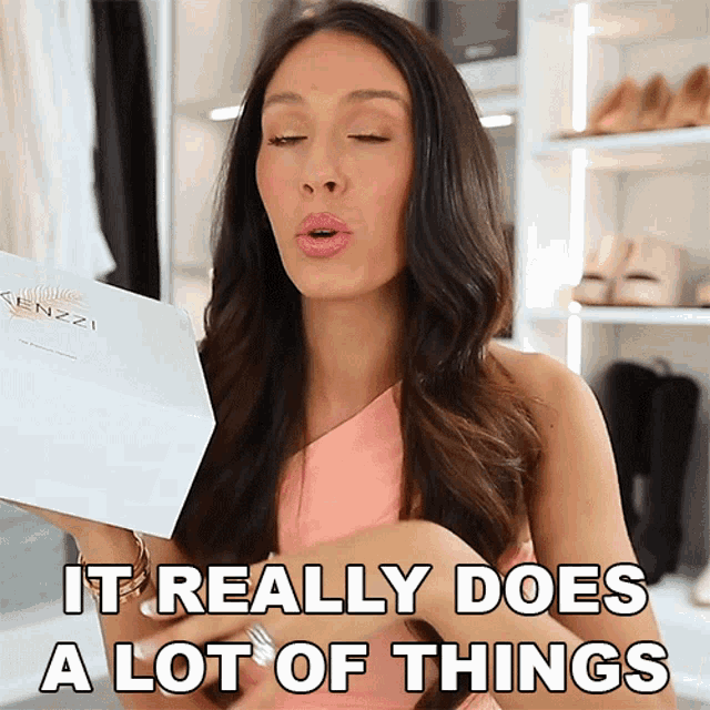 It Really Does A Lot Of Things Shea Whitney GIF - It Really Does A Lot Of Things Shea Whitney It Can Do Many Things GIFs