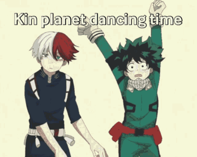 Kin Planet Mha GIF - Kin Planet Mha Dancing GIFs