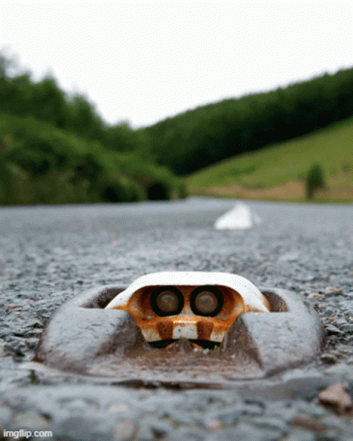 Light Dome Road Rubber Cats Eye Road Stud GIF - Light Dome Road Rubber Cats Eye Light Dome Cats Eye GIFs