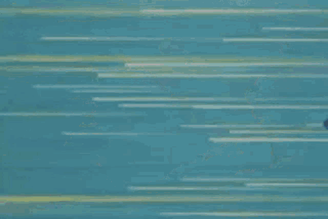 a cartoon character is flying through the air while holding his fist in the air .