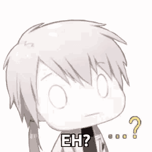 a cartoon character is making a funny face and says `` eh ? ''