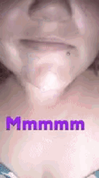Lip Bite Mmmm GIF
