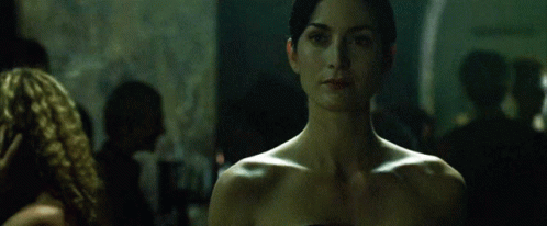 Trinity Carrie Anne Moss GIF - Trinity Carrie Anne Moss The Matrix GIFs