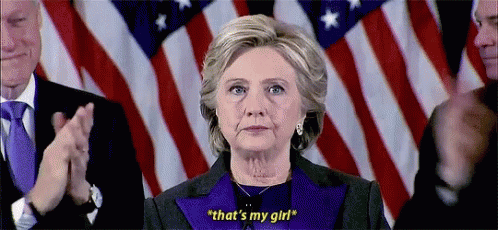 Hillary Clinton Clapping GIF - Hillary Clinton Clapping Thats My Girl GIFs
