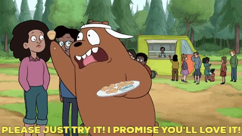 We Bare Bears Grizzly Bear GIF - We Bare Bears Grizzly Bear Please Just Try It GIFs