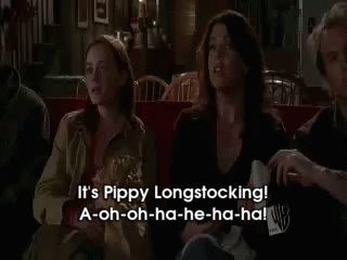It'S Pippy Longstocking GIF - Gilmore Girls Lorelai Rory GIFs