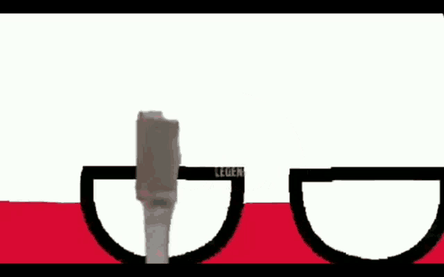 a pixel art of a person holding a microphone in front of a red background