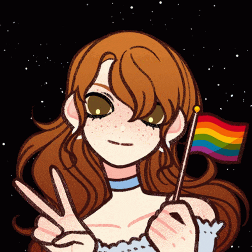 Pride Anime Girl GIF - Pride Anime Girl Anime Girl Pride GIFs