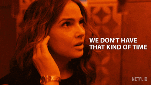 a netflix ad shows a woman in a dark room