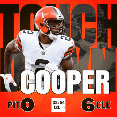 a football player named pito cooper is featured on a poster