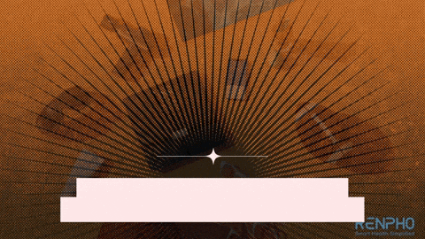 an advertisement for renpho smart health simplified with a picture of an eye