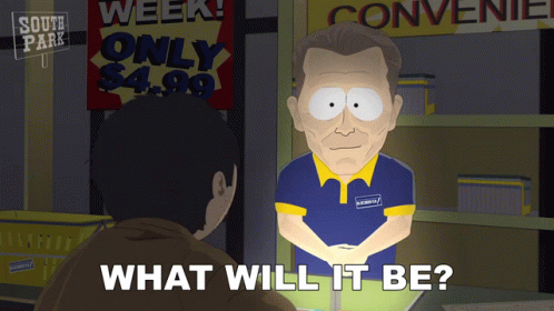 What Will It Be Blockbuster Employee Ghost GIF - What Will It Be Blockbuster Employee Ghost South Park GIFs