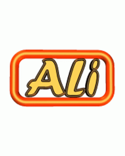 Ali Text GIF - Ali Text Logo GIFs