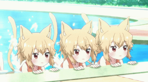 Swimming Anime GIF - Swimming Anime Neko GIFs