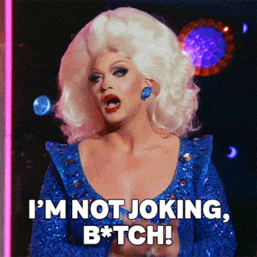 I'M Not Joking B Alexis Michelle GIF - I'M Not Joking B Alexis Michelle Rupaul’s Drag Race All Stars GIFs