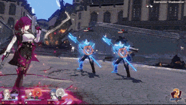 a video game called everwinter shadewalker is being played on a computer screen