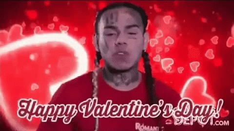 Tekashi69 Happy Valentines Day GIF - Tekashi69 Happy Valentines Day Hearts GIFs