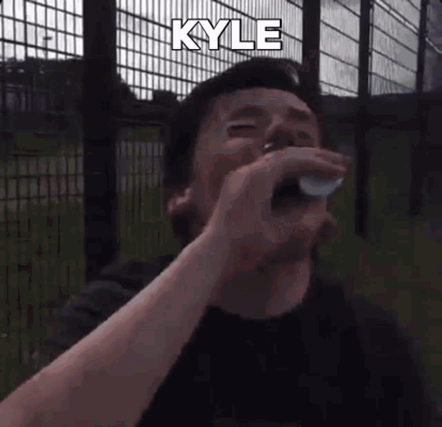 Kyle Cunningham Kyle Cunningham Is A Weapon GIF - Kyle Cunningham Kyle Cunningham Is A Weapon Kyle Cunningham Drinking Diluting Juice GIFs