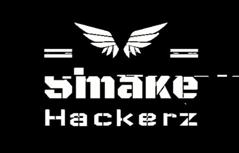 a black background with the words smake hackerz in white
