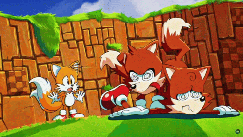 Tails Sonic Origins GIF - Tails Sonic Origins Dizzy GIFs