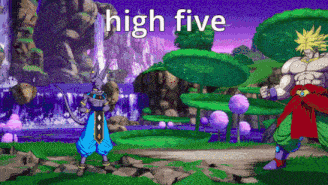 High Five Dbfz GIF - High Five Dbfz Dragon Ball Figherz GIFs