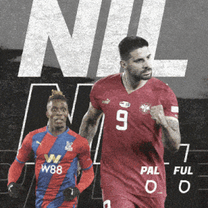 Crystal Palace F.C. Vs. Fulham F.C. First Half GIF - Soccer Epl English Premier League GIFs