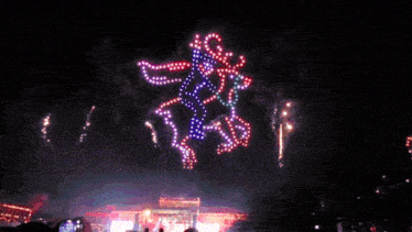 Drones Fireworks GIF - Drones Fireworks Christmas GIFs