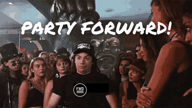 Party Forward Party On Garth GIF - Party Forward Party On Garth Forward Party GIFs