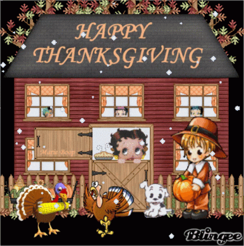 Betty Boop Thanksgiving GIF - Betty Boop Thanksgiving House GIFs