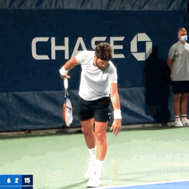 Nikoloz Basilashvili Serve GIF - Nikoloz Basilashvili Serve Tennis GIFs