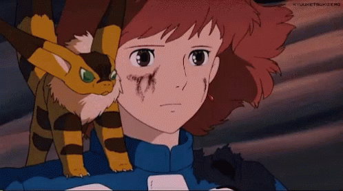 風の谷のナウシカ ジブリ Nausicaä GIF - Nausicaa Ghibli Stare GIFs