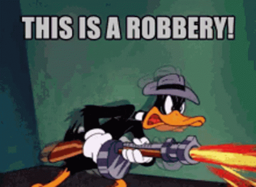 Robbery Robbed GIF - Robbery Robbed Daffy Duck GIFs